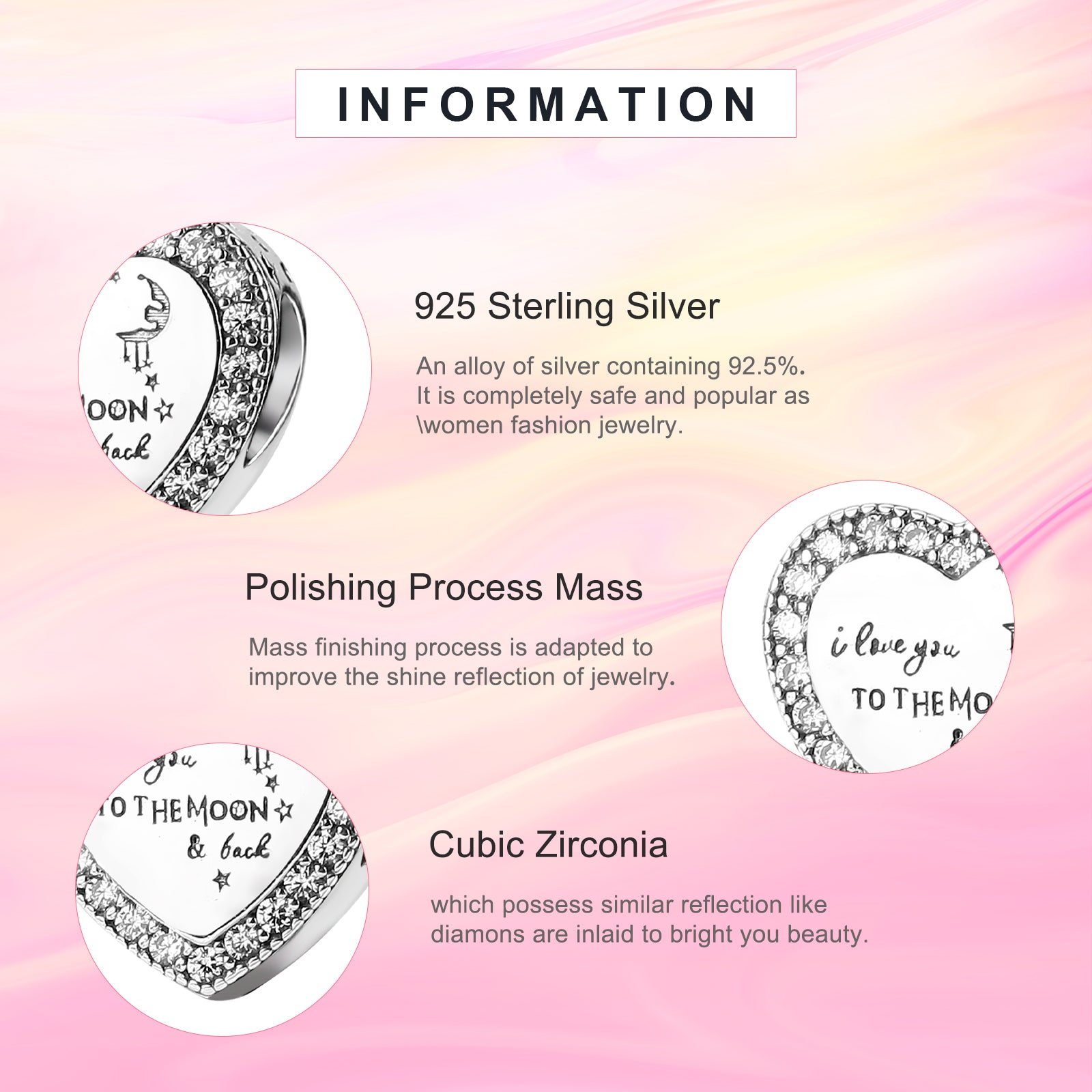 Sparkling Moon Charms