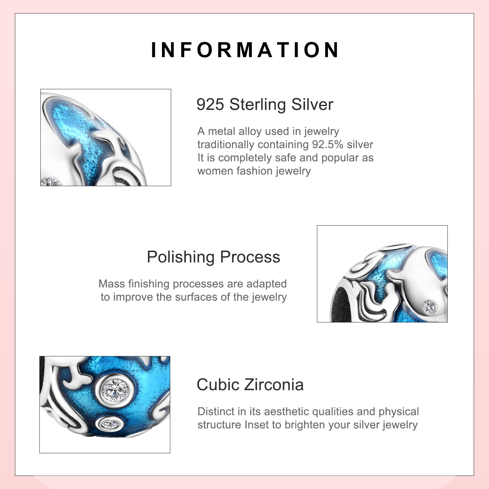 Blue Dolphin Charms