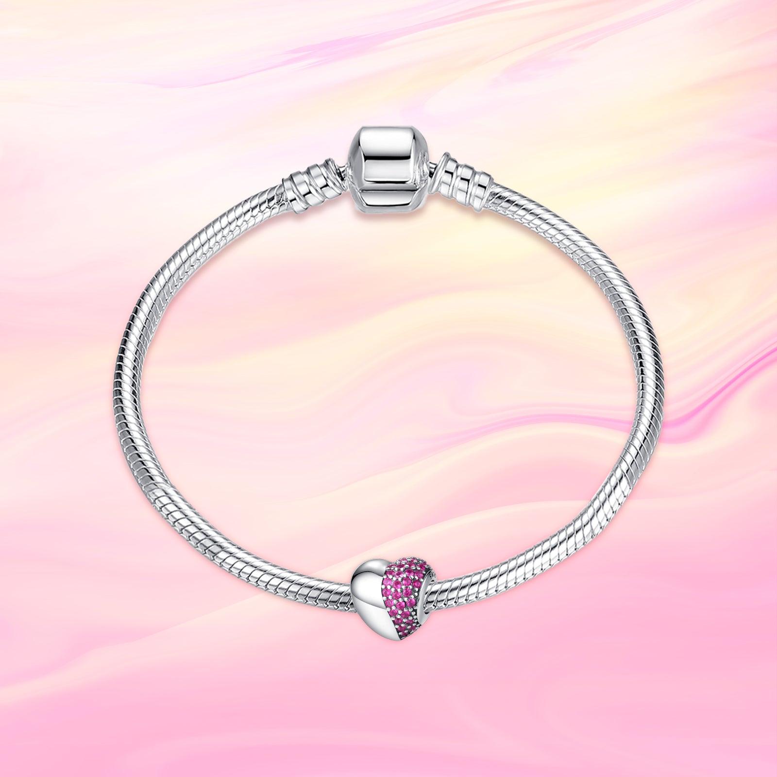 Pink Heart Charm