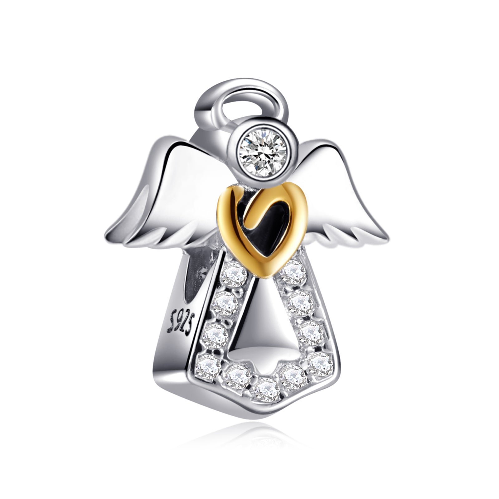 Silver Angel Charms