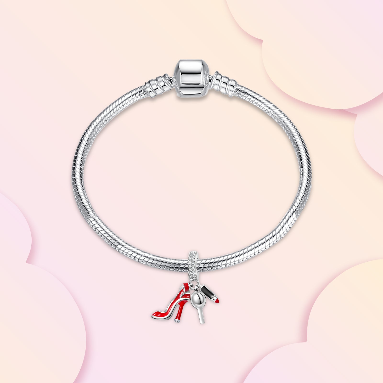 Red High Heels Charms