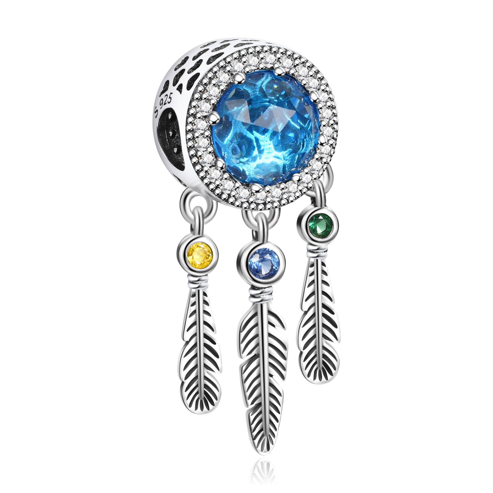 Blue Dream Catcher Charms