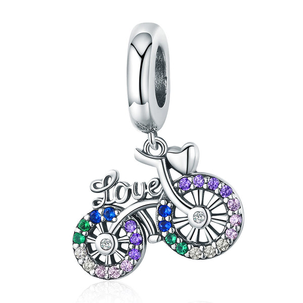 Love Bike Pendant Charms