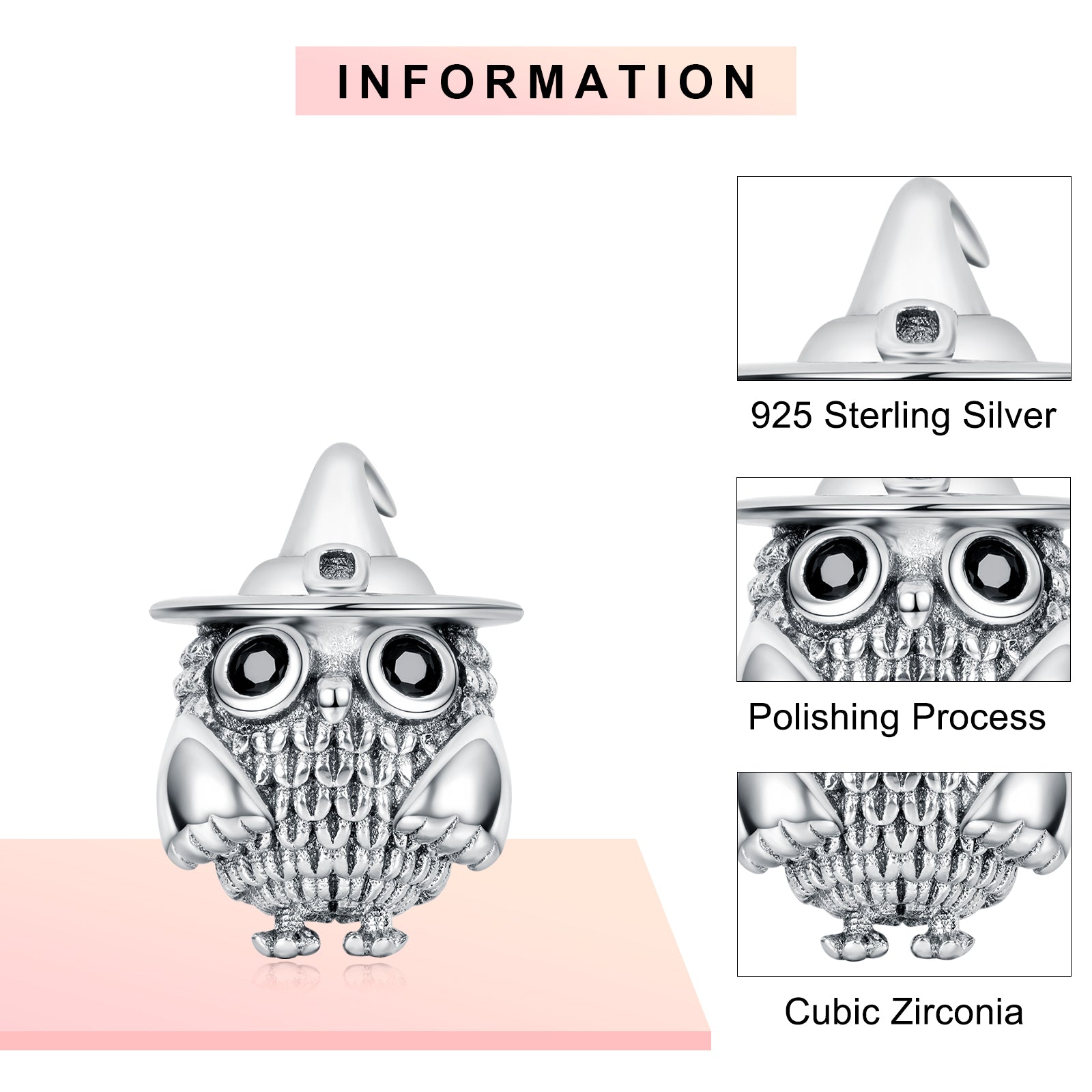 Owl Sterling Silver Charms