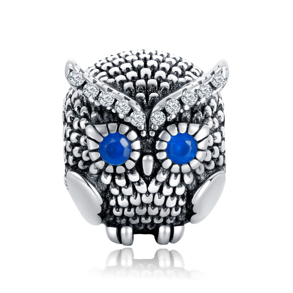 Blue Eyed Owl Charms