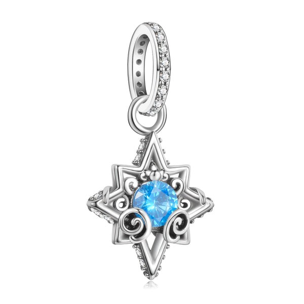 Star Gem Sterling Silver Charms