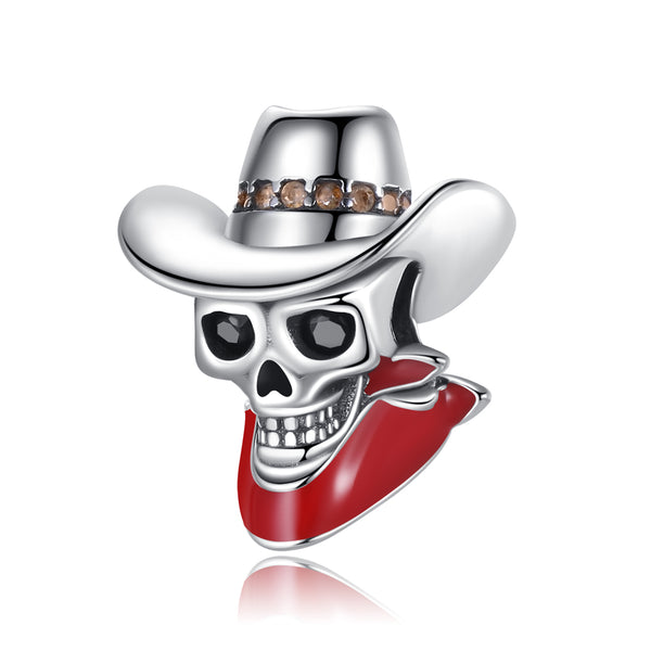 Cowboy Skull Charm