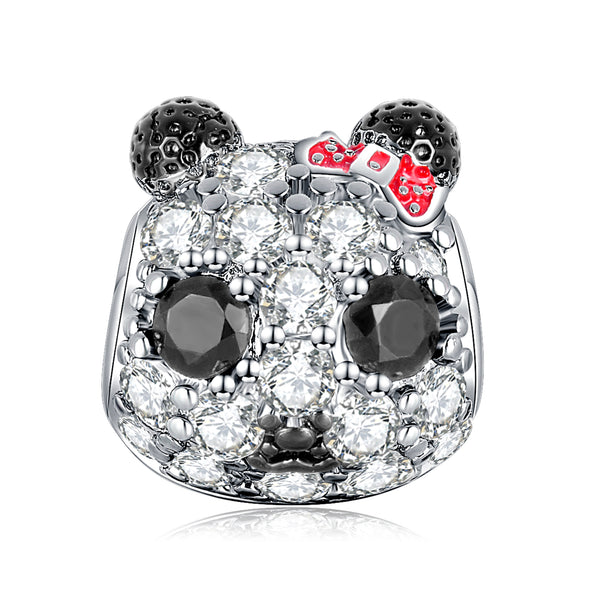 panda Cubic Zirconia Charm