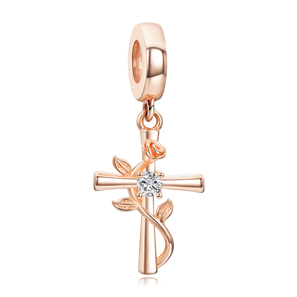 Rose Gold Dangle Charm