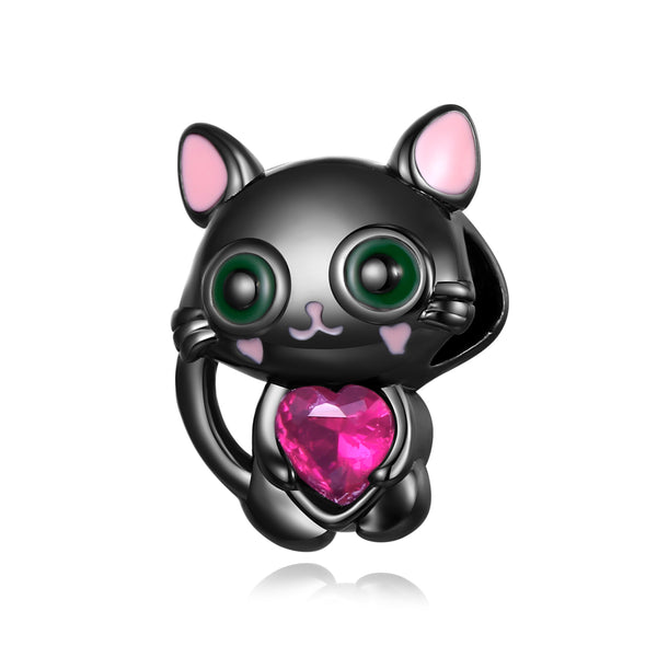 Lovely Black Cat Charm