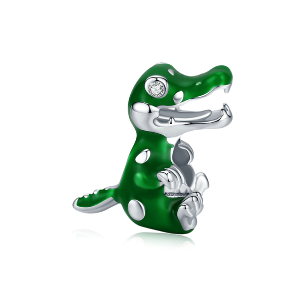 Green Dinosaur Charms