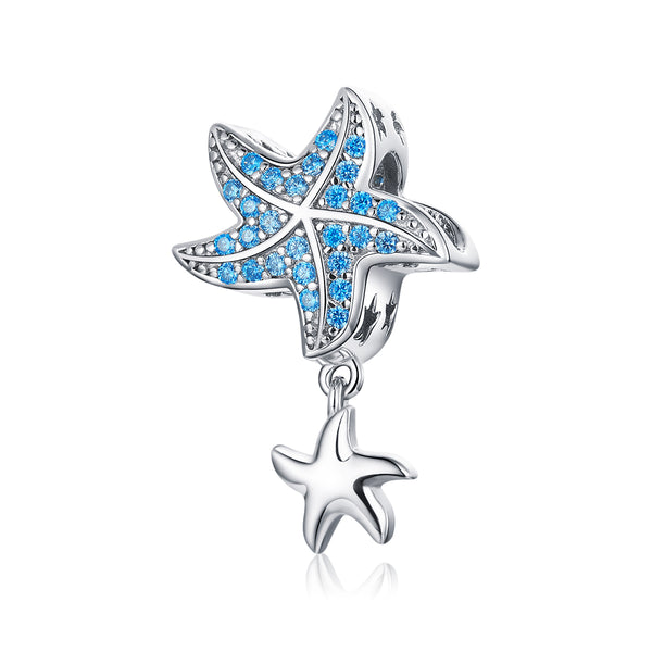 Blue Starfish Charms