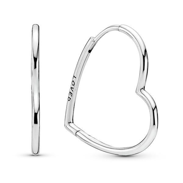 Heart Hoop Earrings