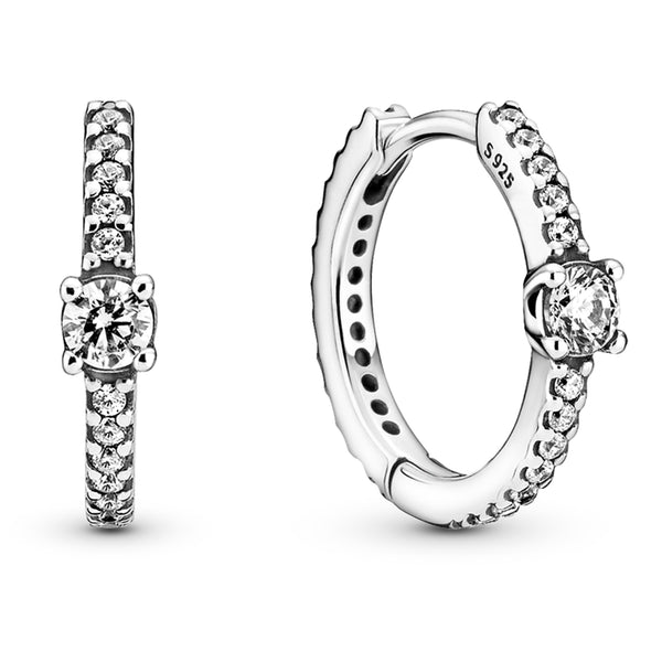 Crystal Hoop Earrings