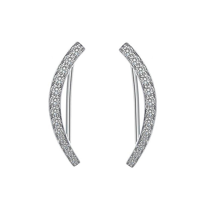 Cubic Zircon E25 Stud Earrings - NINGAN