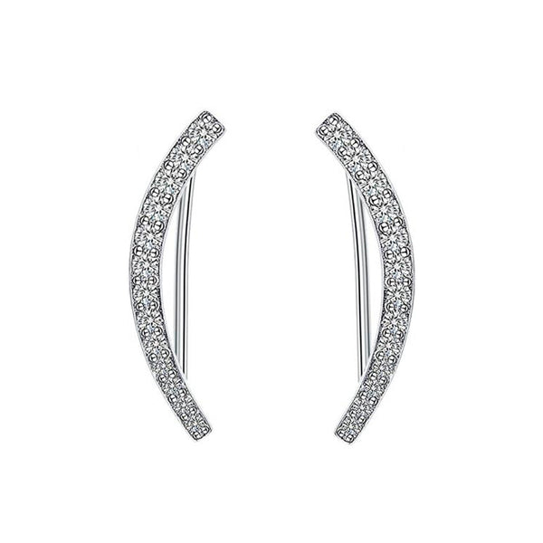 Cubic Zircon E25 Stud Earrings - NINGAN