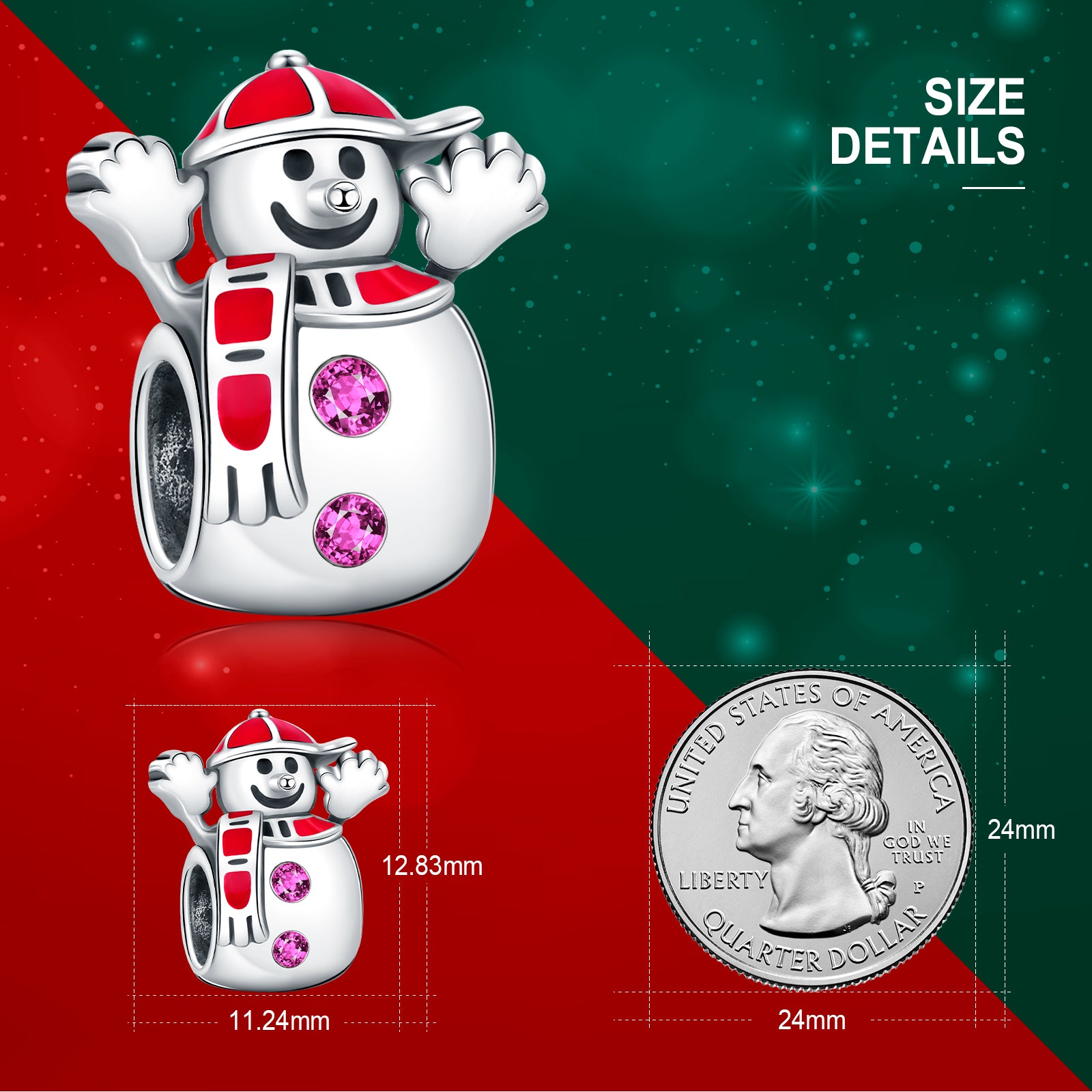 Snowman Charms