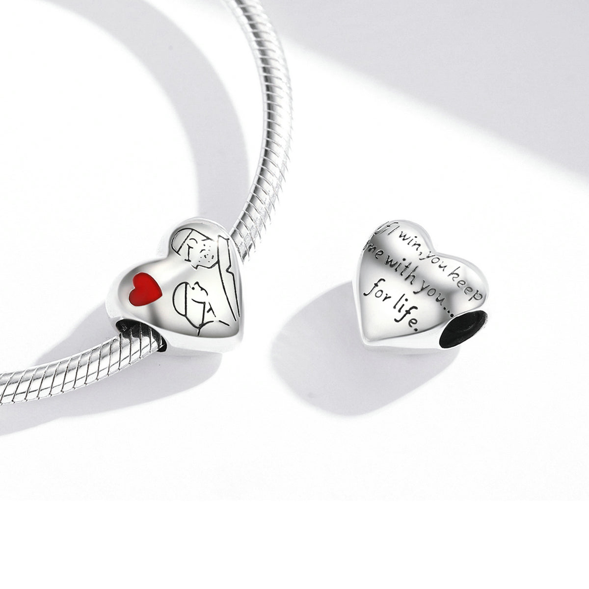 Red Heart Charms