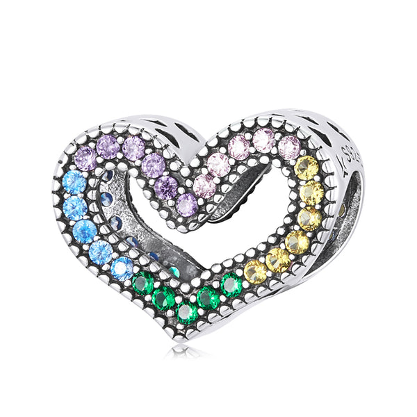 Colorfullove Heart Charms