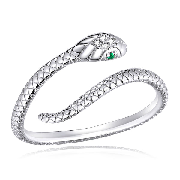 Snake Sterling Silver Rings